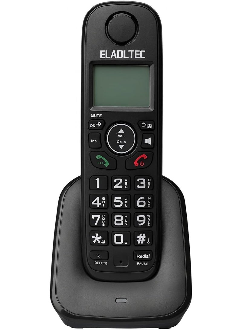 تليفون أرضي لاسلكي ١٠٠١ -العدل تك - اسود